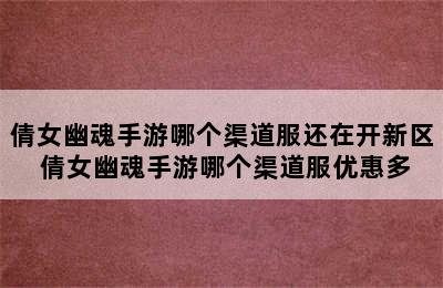 倩女幽魂手游哪个渠道服还在开新区 倩女幽魂手游哪个渠道服优惠多